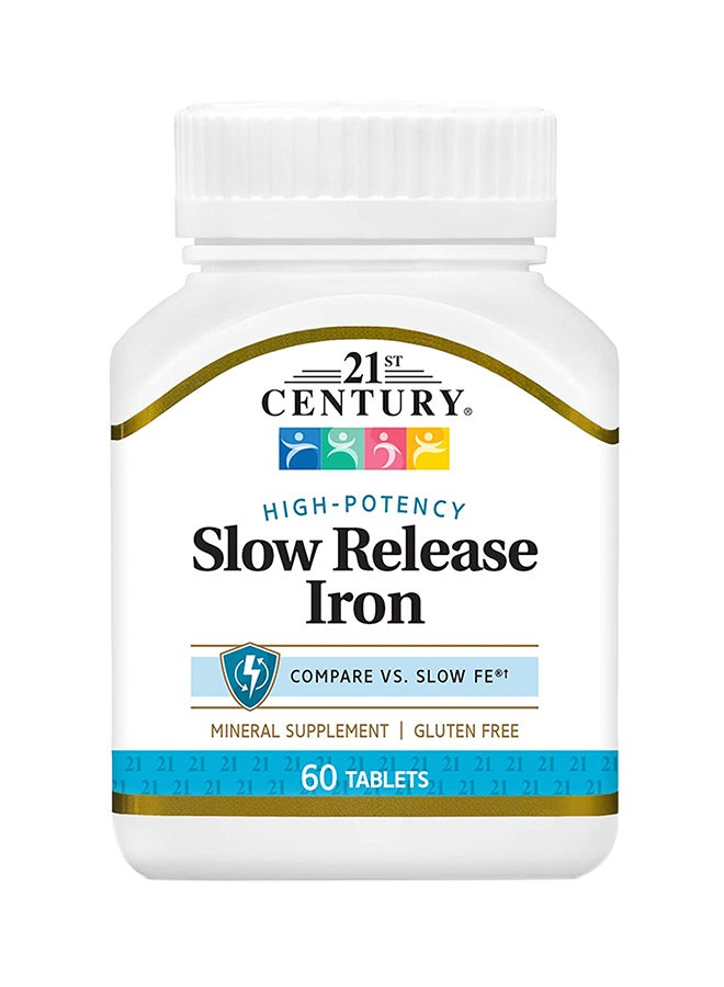 21st Century Slow Release Iron Mineral Supplement - 60 Tablets - Image 1